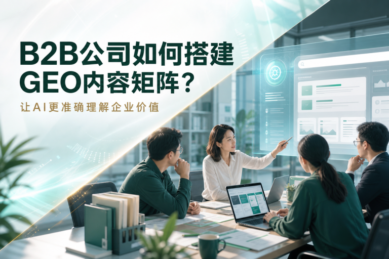 B2B公司如何搭建GEO内容矩阵?
