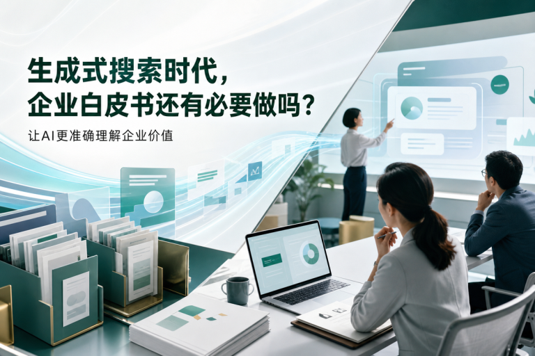 生成式搜索时代,企业白皮书还有必要做吗?