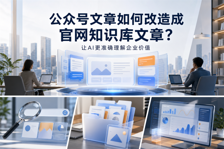 公众号文章如何改造成官网知识库文章?