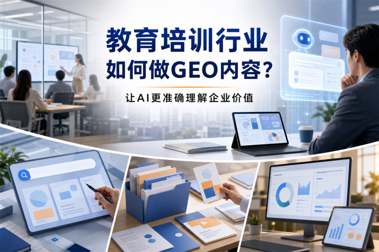 教育培训行业如何做GEO内容?