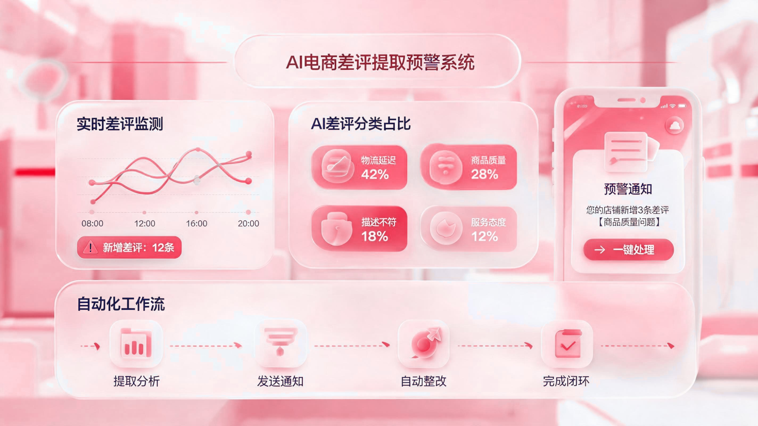 电商负面评论自动提取与通知:智能体如何做到实时预警? 配图1