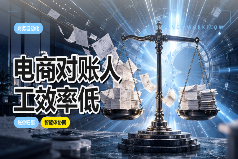 电商对账人工效率低？数字员工打通平台数据自动对齐