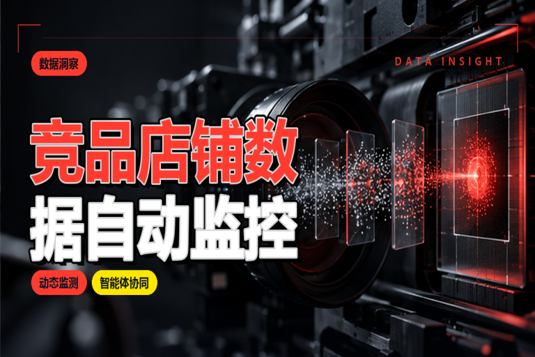 竞品店铺数据如何自动监控?