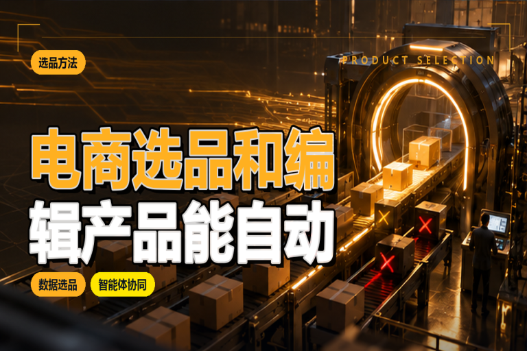 电商选品和编辑产品能自动化吗？