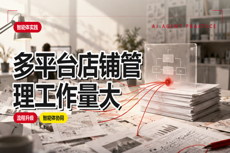 多平台店铺管理工作量大：智能体能自动运营吗？电商智能化转型路径