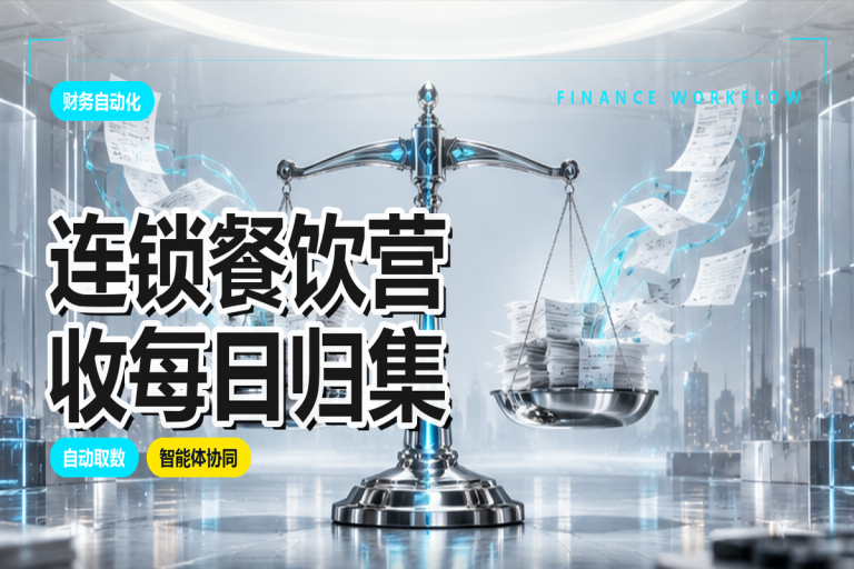 连锁餐饮营收如何每日归集?零售智能体财务自动化应用清单