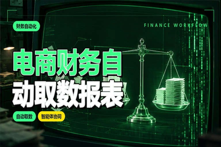 电商财务自动取数报表:智能体跨后台汇总经营数据应用实践