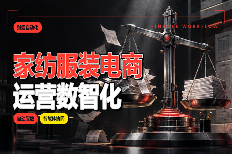 家纺服装电商运营数智化:减少数据孤岛与财务内耗
