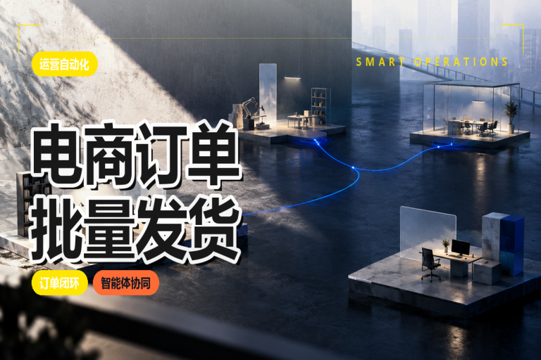 电商订单如何批量发货?订单同步自动触发发货应用指南