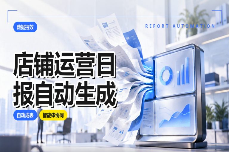 店铺运营日报如何自动生成？