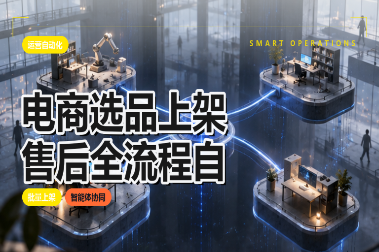 电商选品上架售后全流程自动化：从人工持续检查到数字员工的全链路应用实践