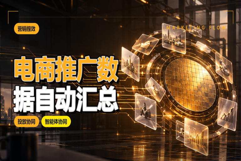 电商推广数据如何自动汇总?
