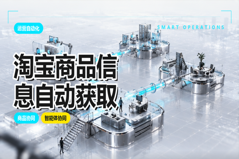 淘宝商品信息如何自动获取?