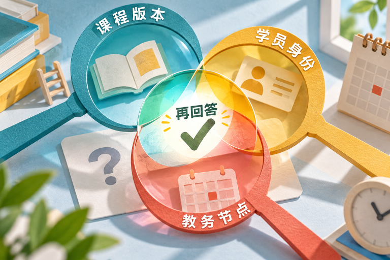 2026年教育智能体选型：课程版本、学员身份与教务节点怎样校验